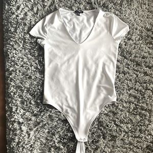 S, White, Express Bodysuit